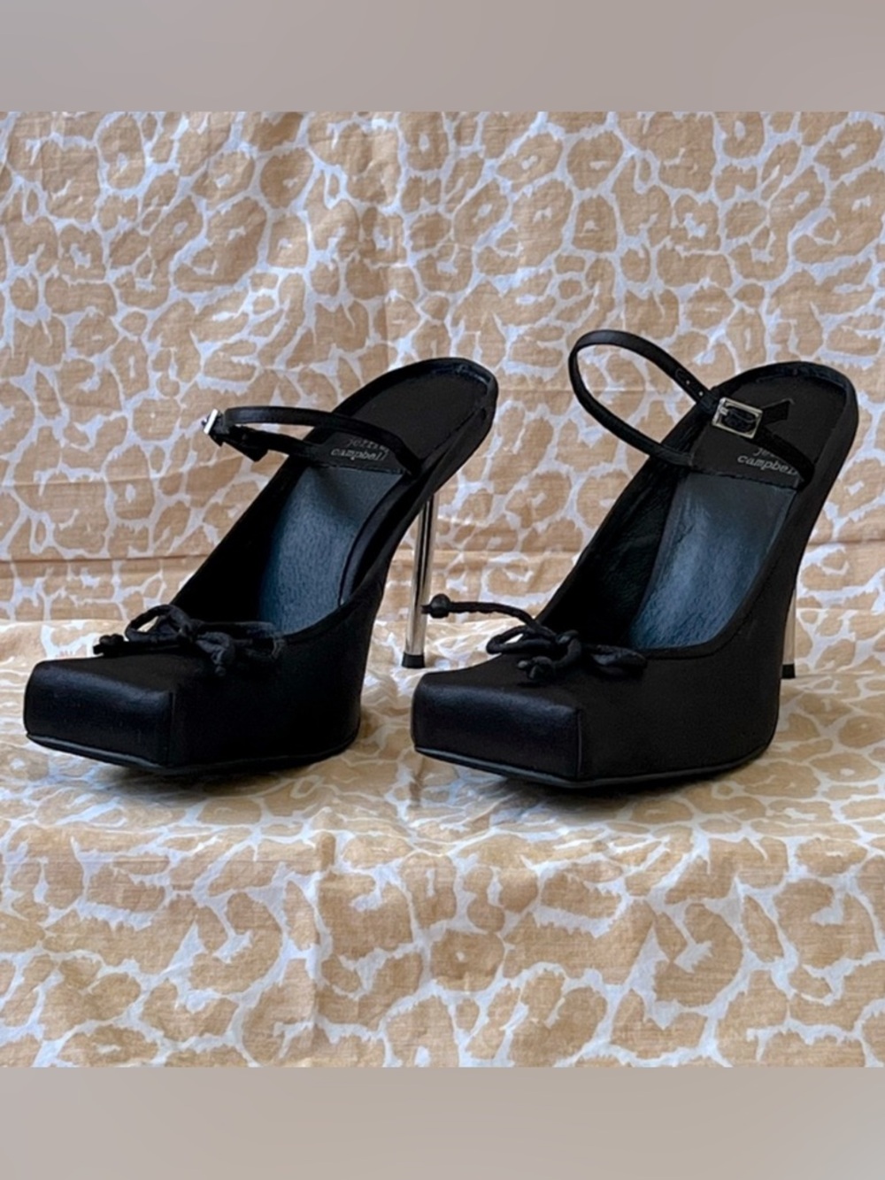 Jeffrey Campbell Square-Toe Heels NWOB - Picture 6 of 11